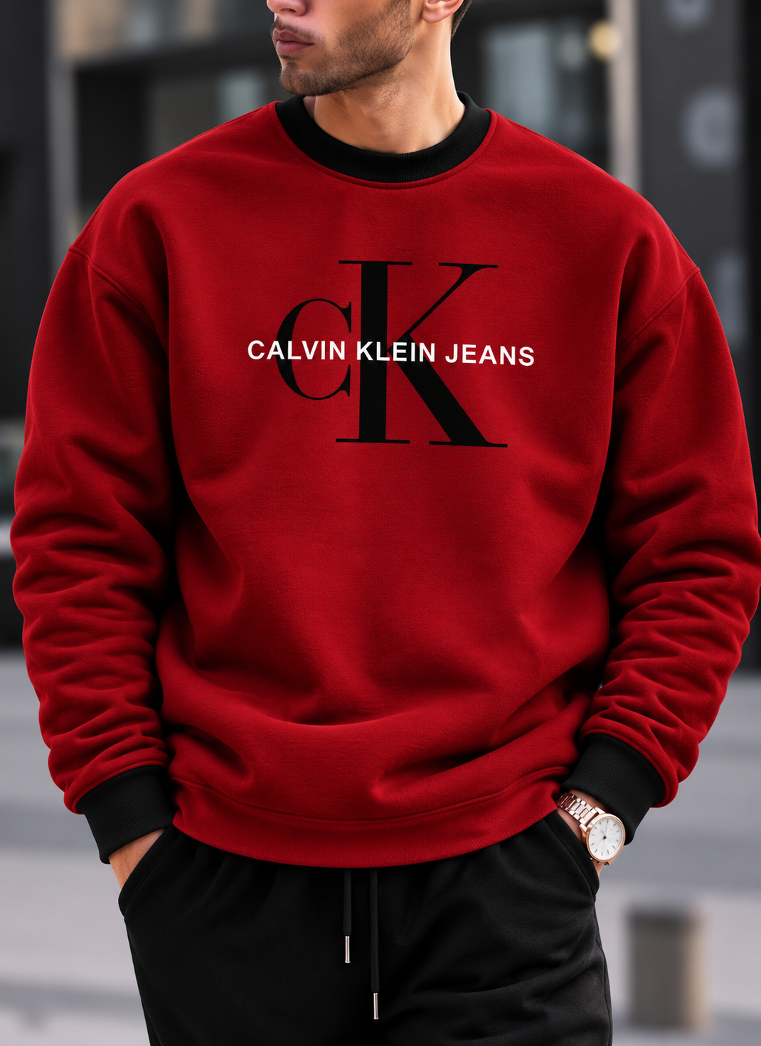 Calvin Klein Jeans Oversized Ranger Round Sweatshirt