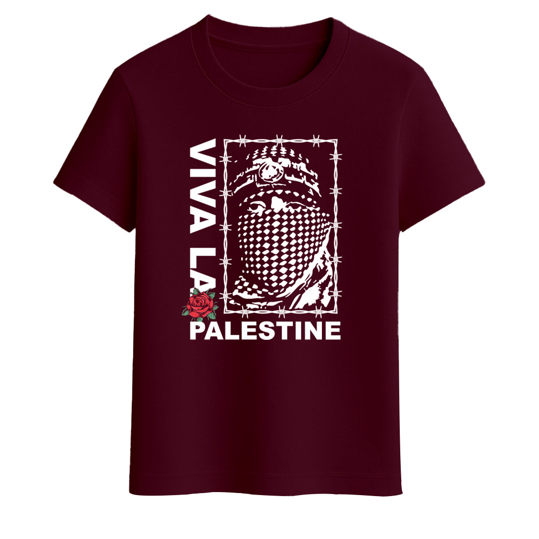 viva la palestine Regular Printed T-shirt