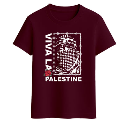 viva la palestine Regular Printed T-shirt