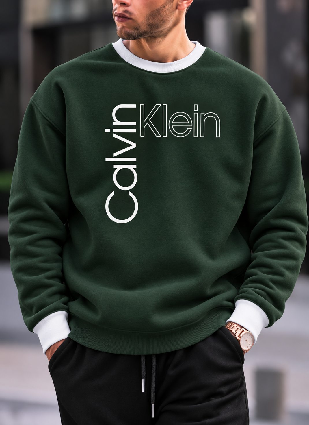 Calvin Klein  Oversized Ranger Round Sweatshirt