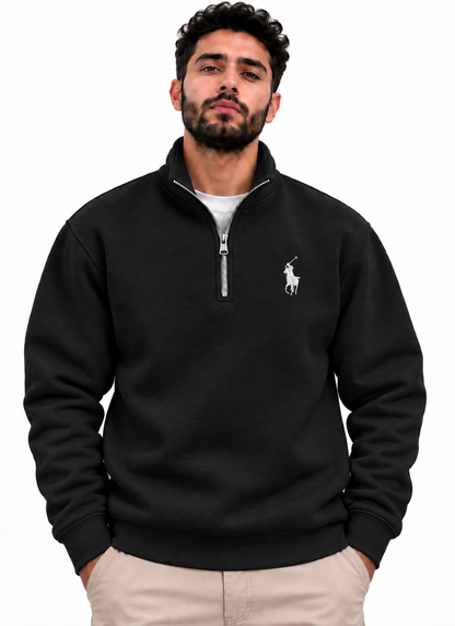 Polo Quarter-zip Oversized Sweatshirt