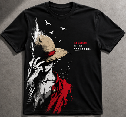 One Piece Regular Tesla Printed T-shirt