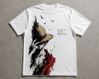 One Piece Regular Tesla Printed T-shirt