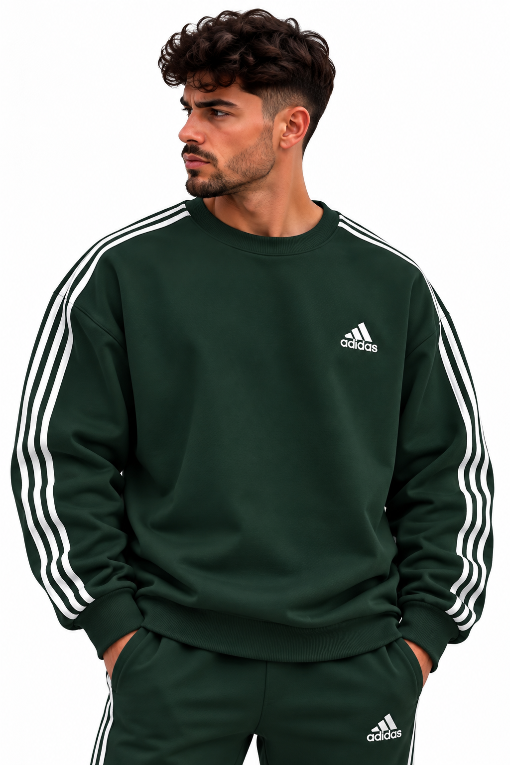 New Adidas Oversized Round Fit