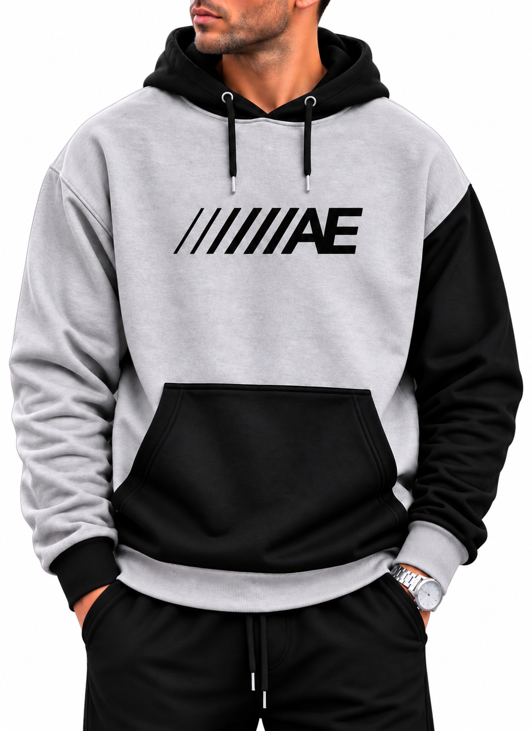 New American Eagle - Printed Regular Winter Hoodie