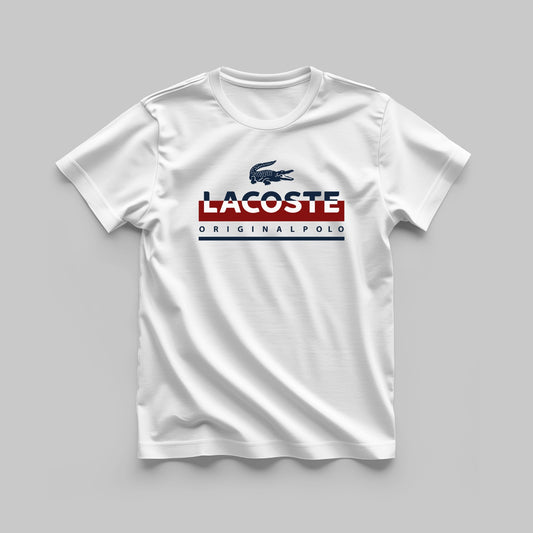 Regular Lacoste Tesla Printed T-shirt