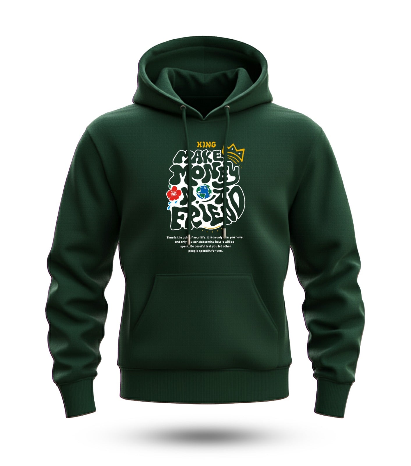 Printed Winter Hoodie, Soft Fabric with Modern Cozy Fit