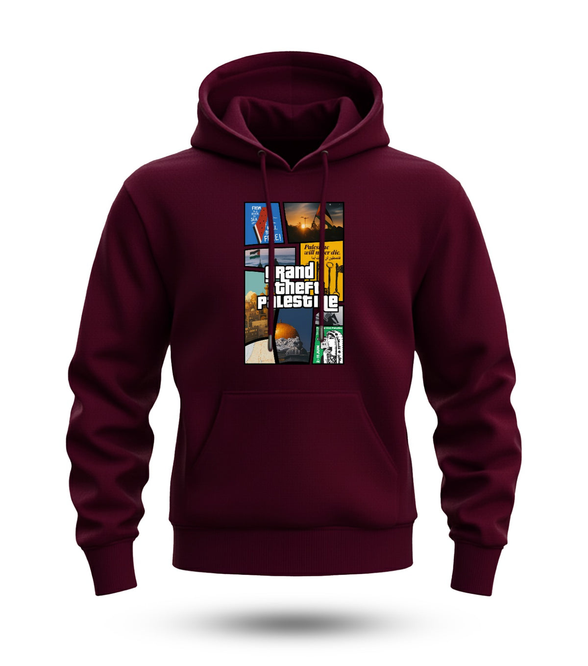 Printed Winter Hoodie, Soft Fabric with Modern Cozy Fit