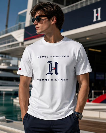 Tommy Regular Tesla Printed T-shirt