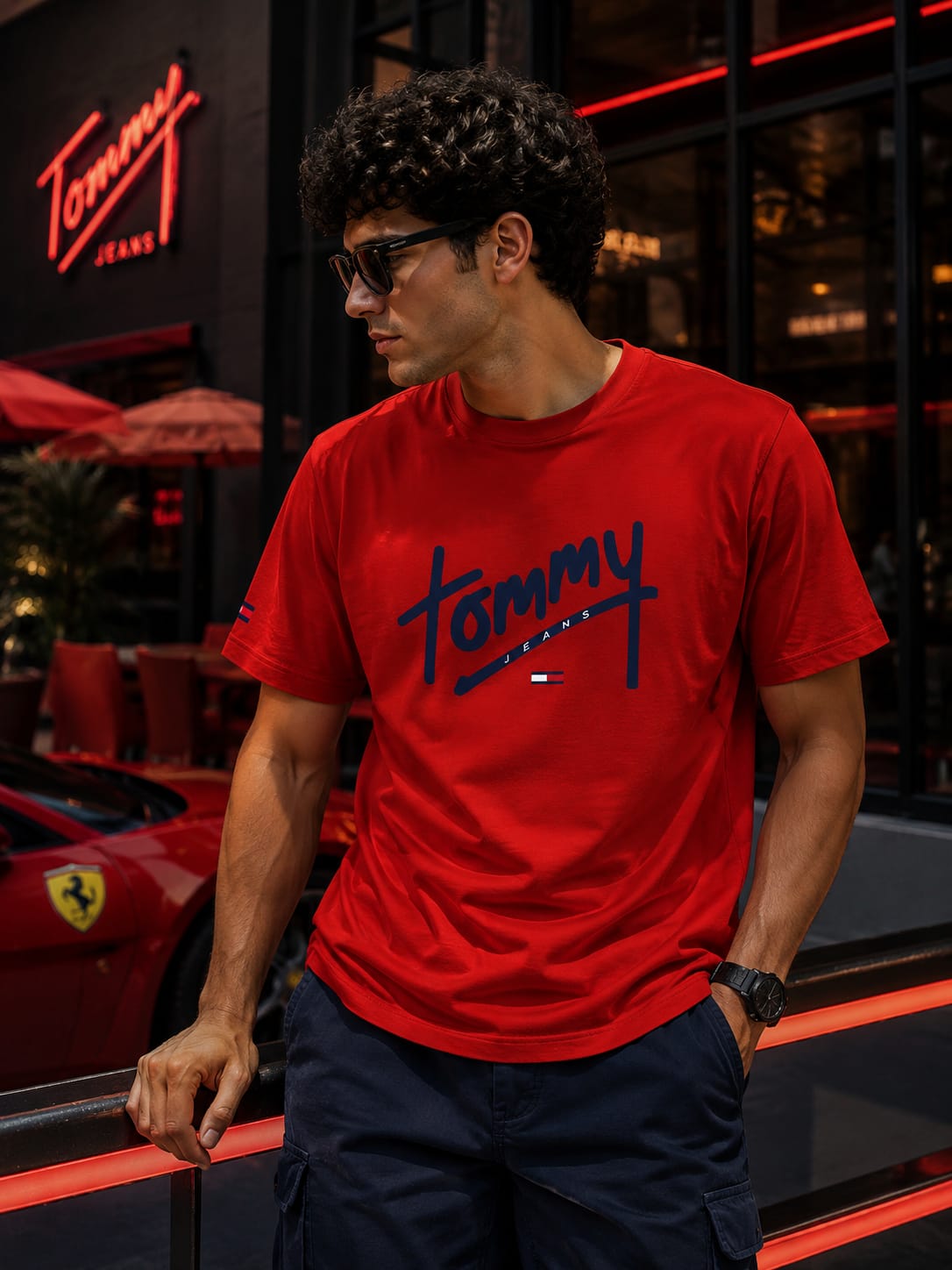 Tommy Hilfiger Regular Tesla Printed T-shirt