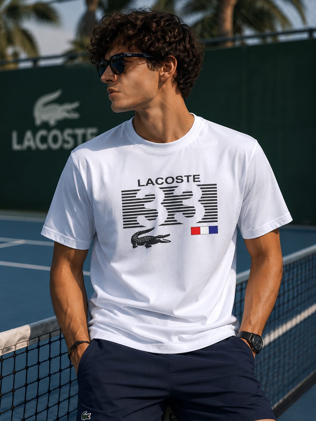 Printed Lacoste T-shirt
