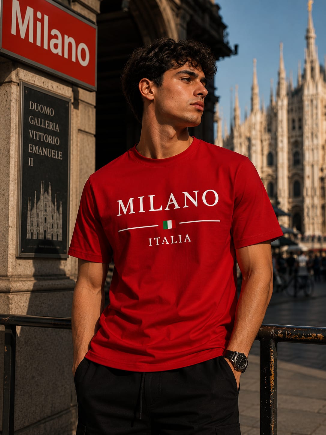 Milano Italia Printed T-shirt