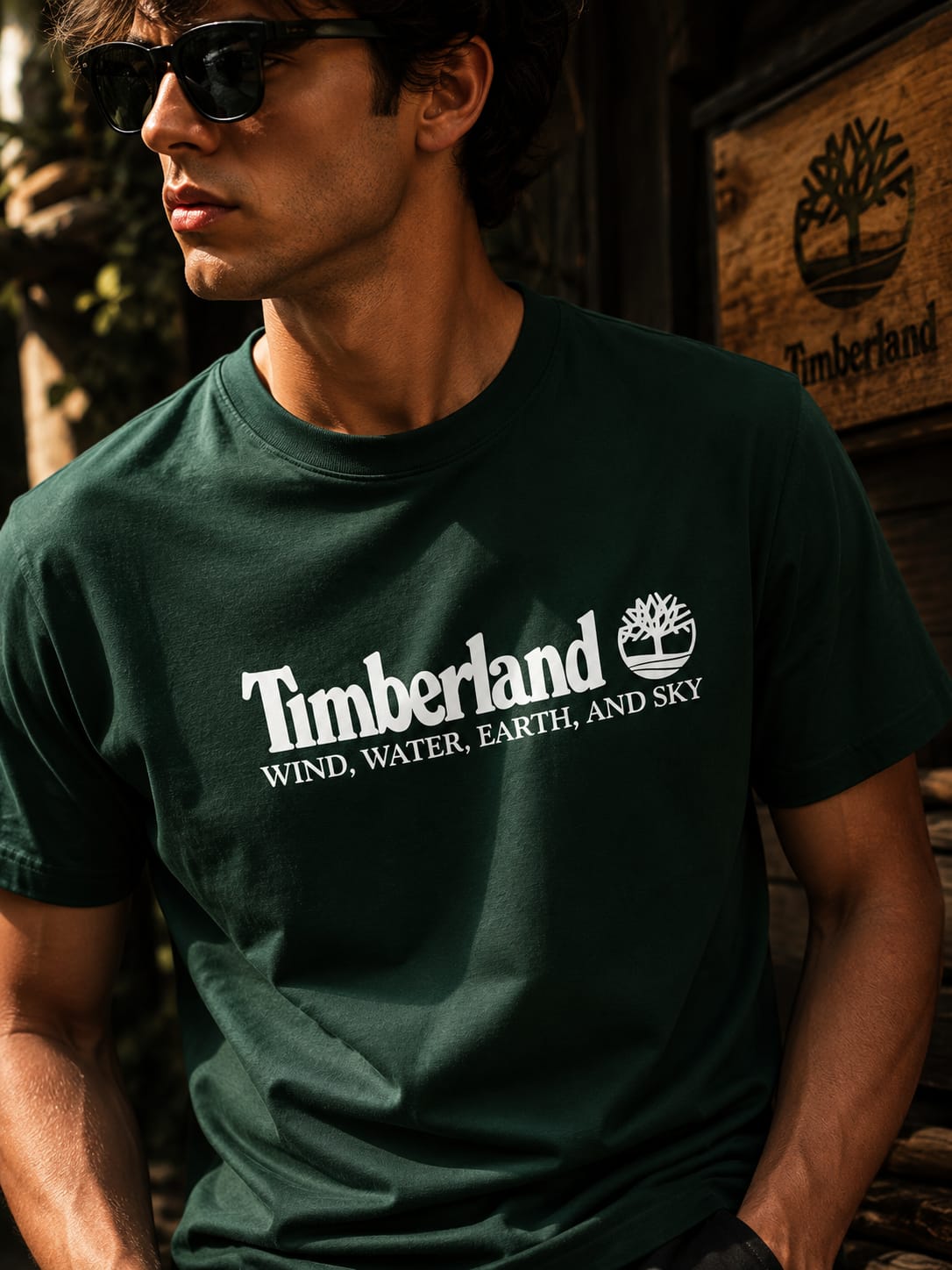 New Timberland Regular Printed T-shirt