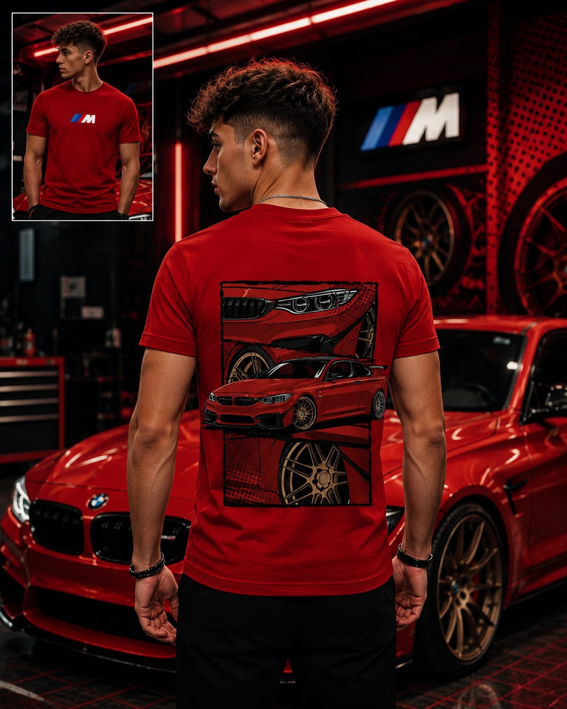 BMW Printed T-shirt New arrivals