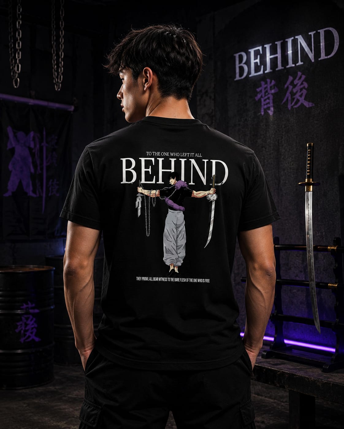 Behind Printed T-shirt New arrivals