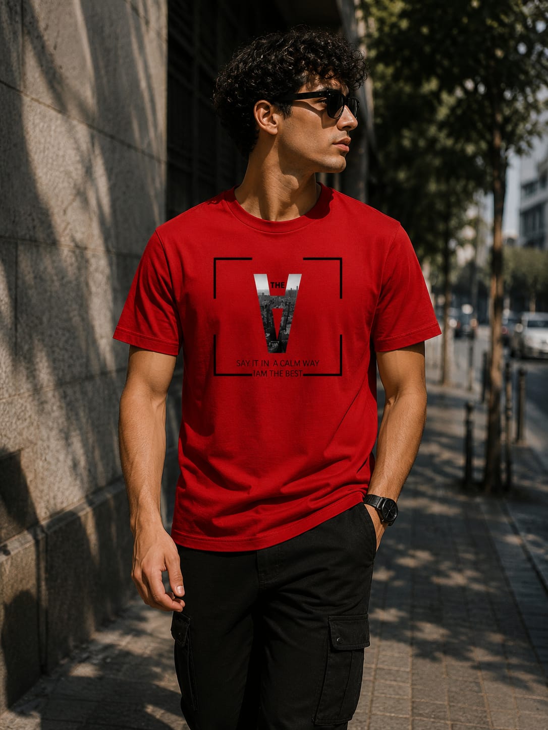 -A- Printed T-shirt