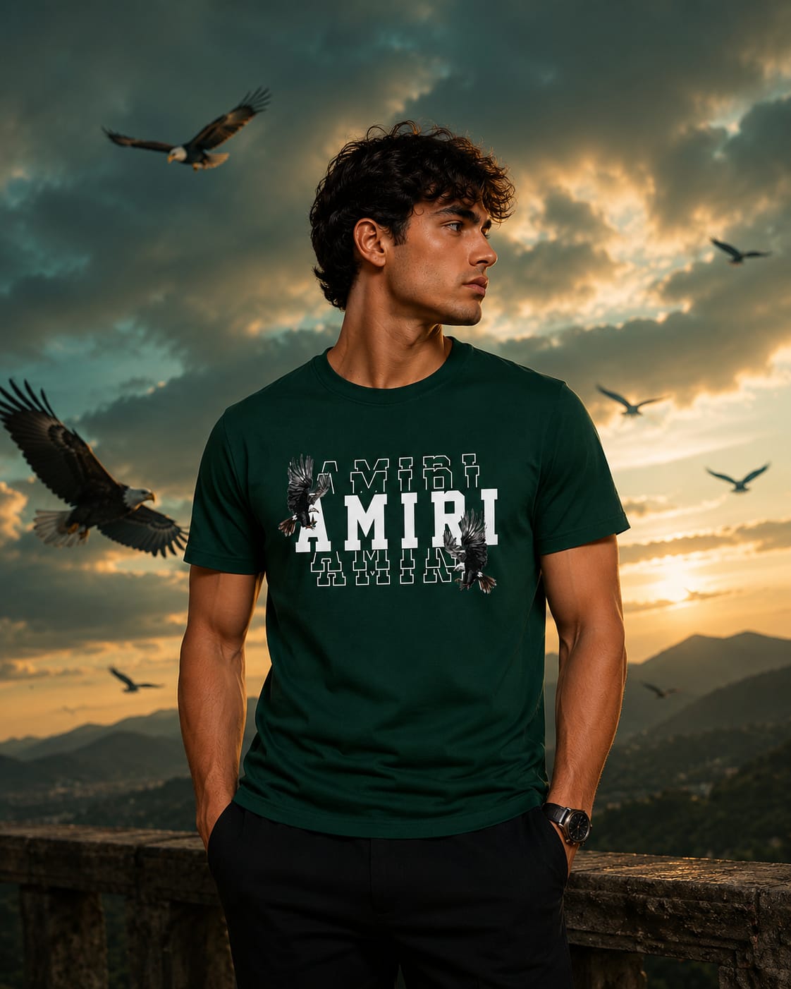 AMIRI' New Regular Printed T-shirt