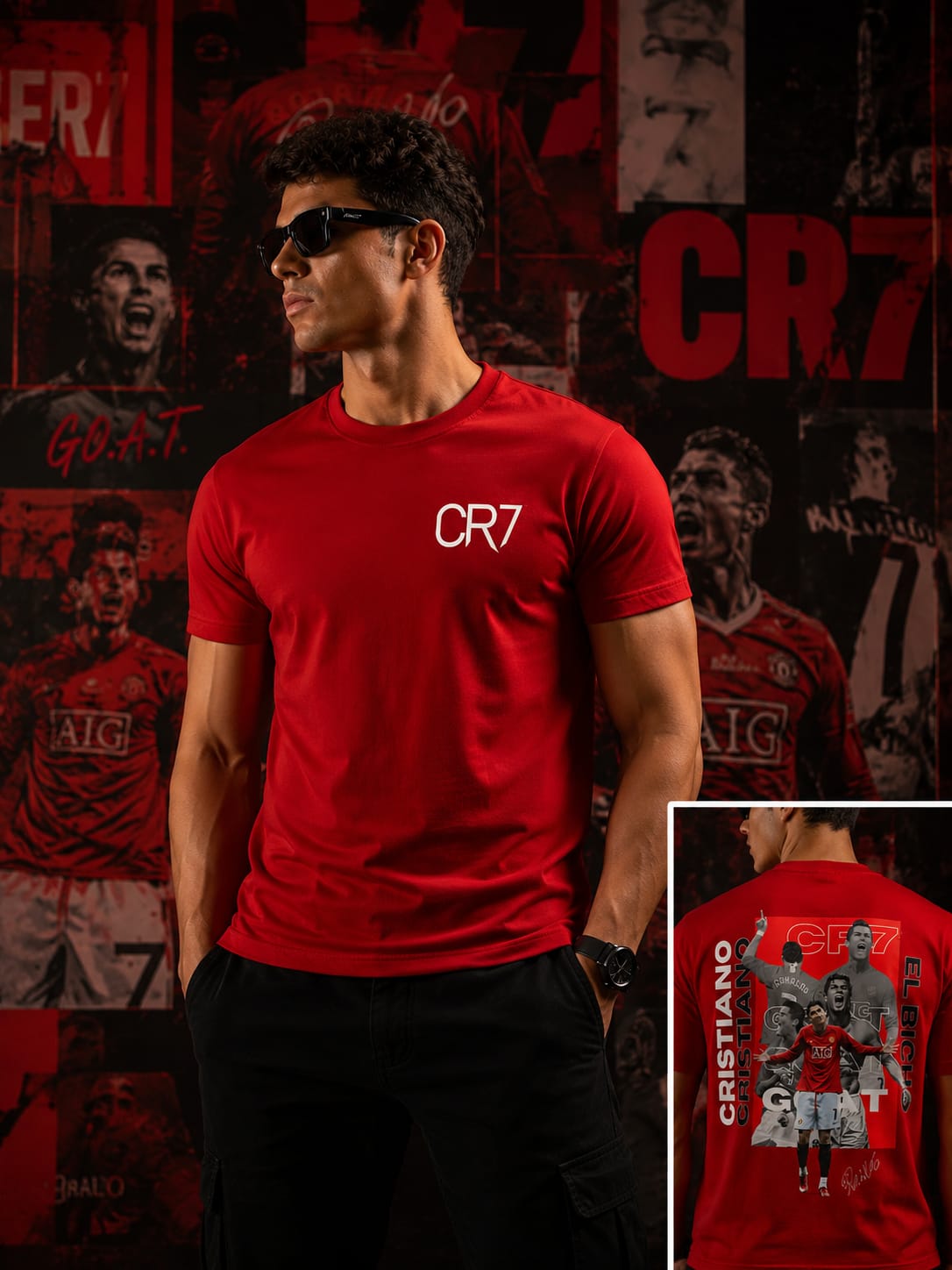 The Goat's CR7 New Regular Printed T-shirt