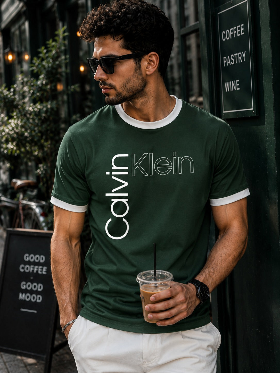 Calvin Klein Regular Ringer Printed T-shirt