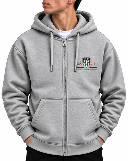 GANT 1949, Full Zip- hoodie, Ultimate Comfort and Style