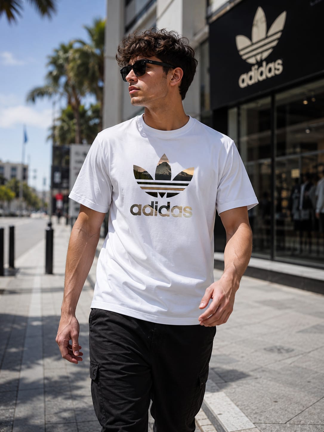 Printed Adidas T-shirt