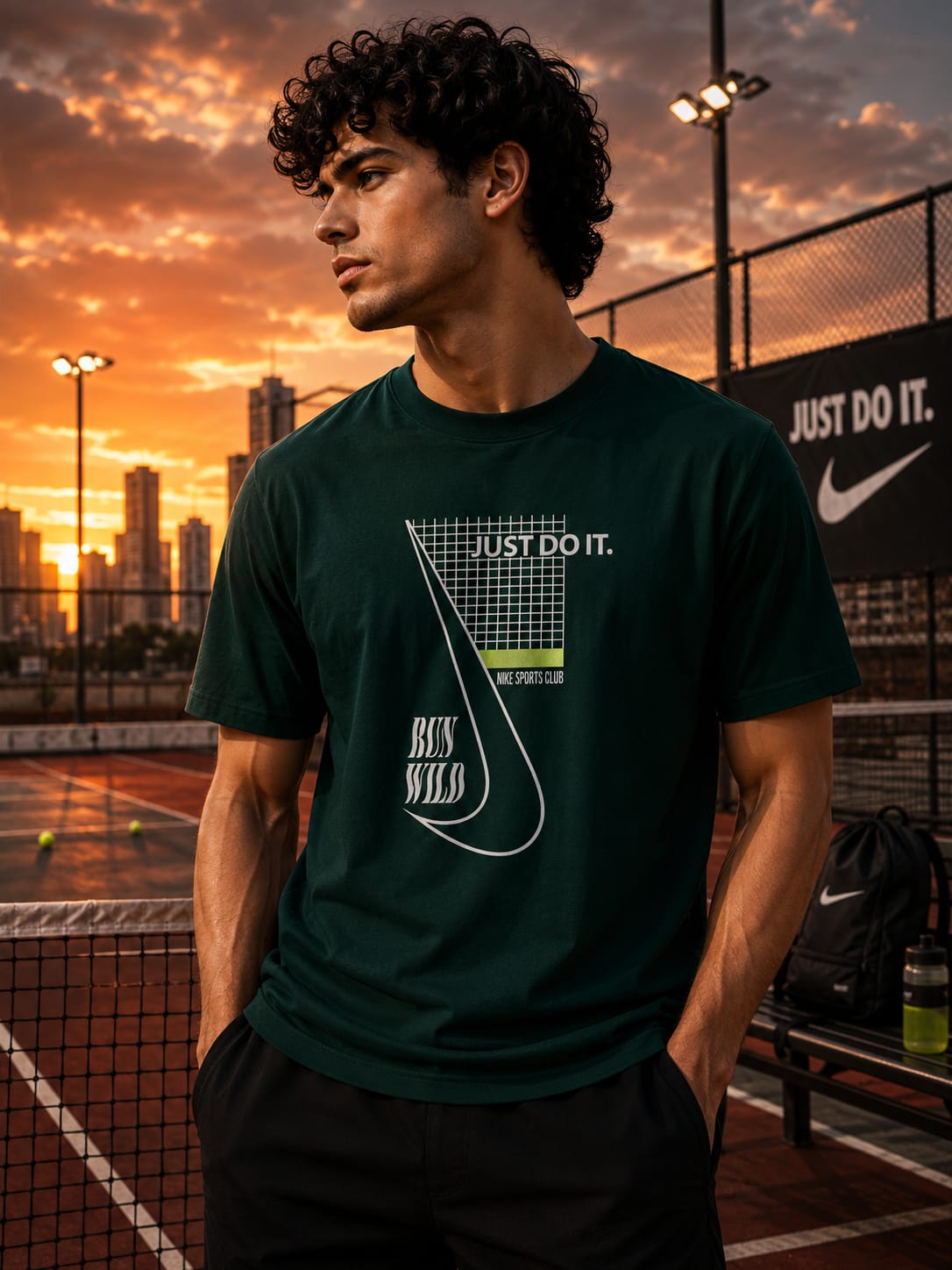 Printed Just Do It T-shirt