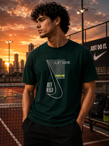 Printed Just Do It T-shirt