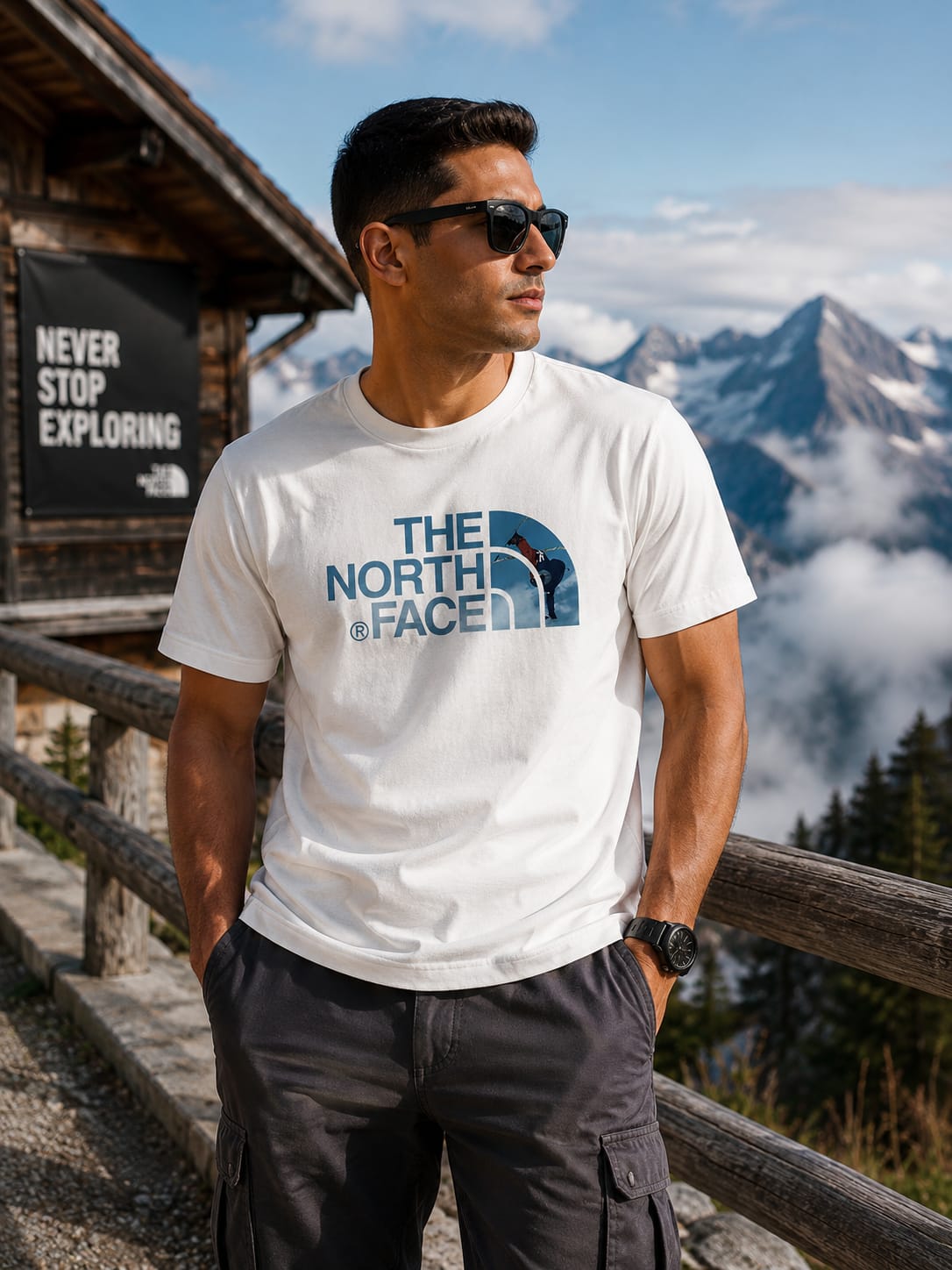 Printed The North Face T-shirt