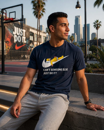 Printed Can't Do It T-shirt