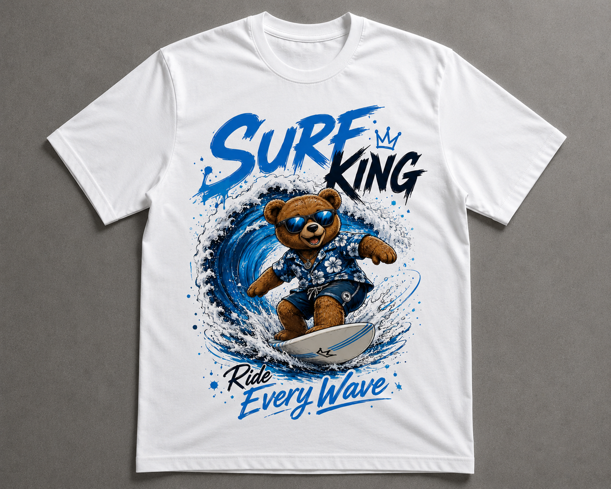 Surf King Regular Printed T-shirt